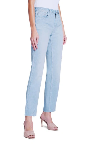 Shop L Agence Milana Stovepipe Straight Leg Jeans In Panama