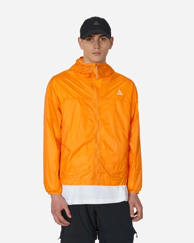 Shop Nike Acg  Cinder Cone  Windproof Jacket Bright Mandarin In Multicolor
