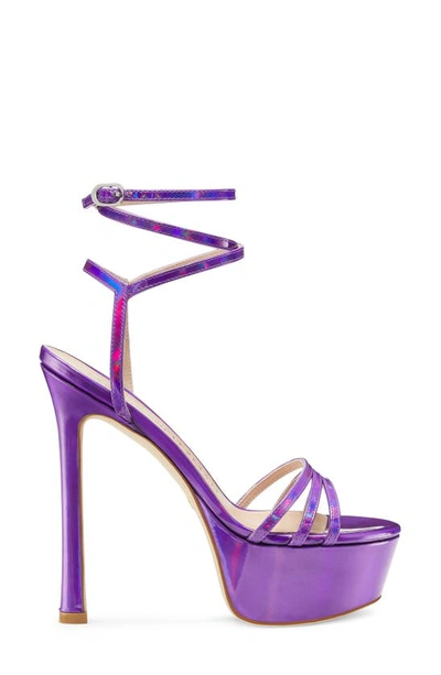 Stuart Weitzman Soiree 145 Platform Sandal High Heel Sandals In Dusk