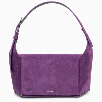 Shop Attico The  | 7/7 Purple Suede Bag
