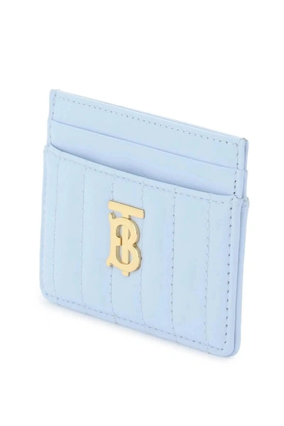 Burberry Wallet Woman In Light Blue