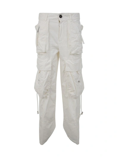 Shop Dsquared2 Cargo Pants In Off White