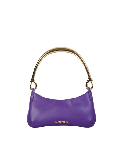 Shop Jacquemus Le Bisou Mousqueton Bag In Purple