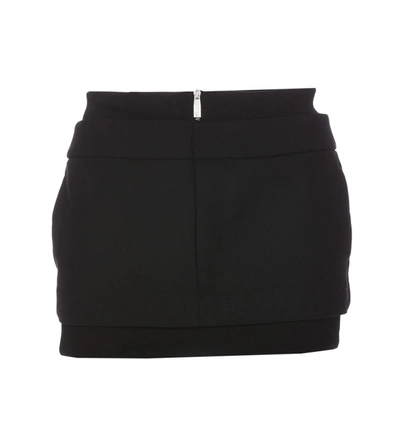 Shop Off-white Mini Skirt In Black