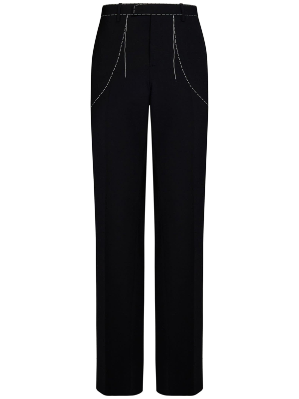 Off-White Stitch tailored trousers - Black