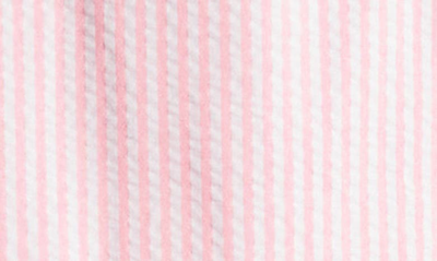 Shop Lilly Pulitzer Britt Stripe Cotton Blend Seersucker Sundress In Havana Pink Seersucker