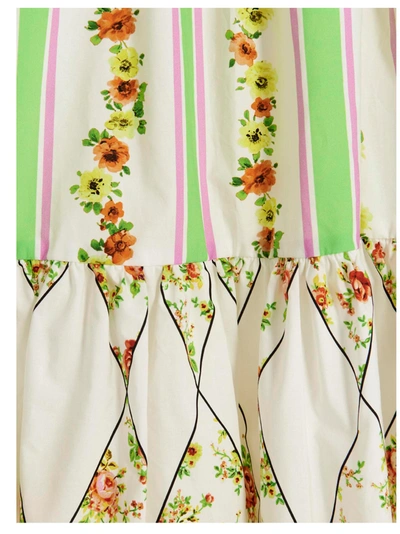 Shop Msgm Floral Printed Dress