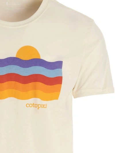 Shop Cotopaxi T-shirt 'disco Wave' In White