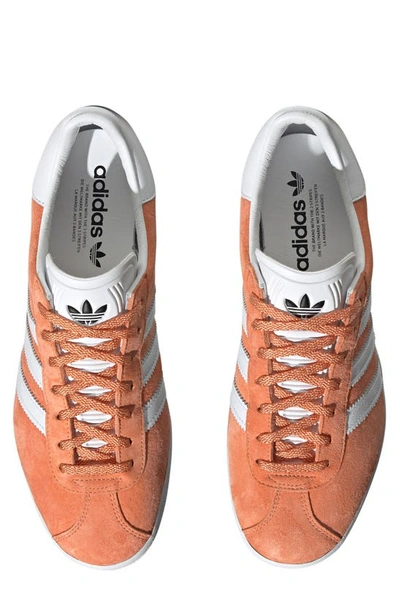 Shop Adidas Originals Gazelle 85 Sneaker In Orange/ White