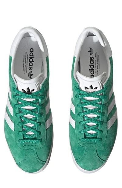 Shop Adidas Originals Gazelle 85 Sneaker In Semi Court Green/ White/ Black