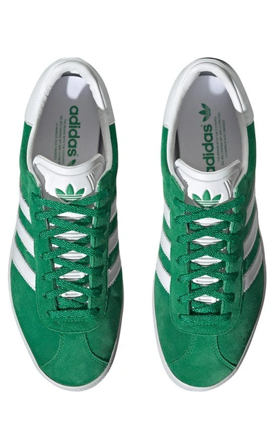 Shop Adidas Originals Gazelle 85 Sneaker In Green/ Ftwr White/ Gold Met.