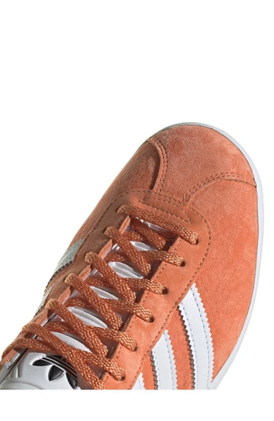Shop Adidas Originals Gazelle 85 Sneaker In Orange/ White