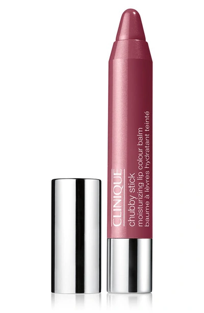 Shop Clinique Chubby Stick Moisturizing Lip Color Balm In Broadest Berry