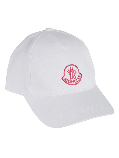Shop Moncler Logo Embroidered Baseball Cap In Default Title