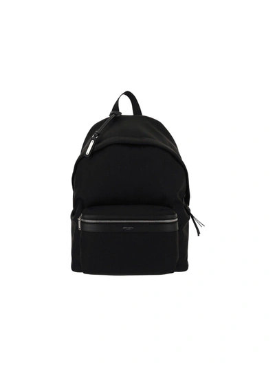 Shop Saint Laurent Backpack In Black