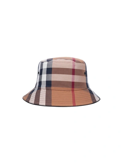 Shop Burberry Hat In Brown