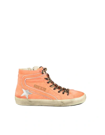 Shop Golden Goose Womens Orange Sneakers