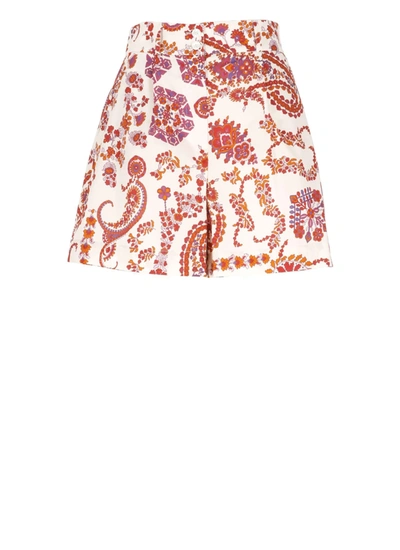 Shop Woolrich Cotton Bermuda Shorts In Multicolor