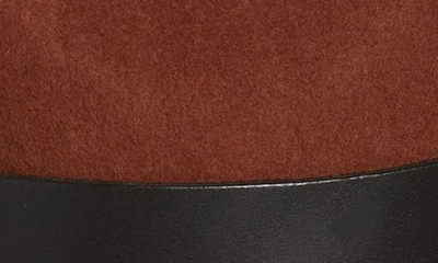Shop Allsaints Logo Wool Felt Fedora In Butterscotch