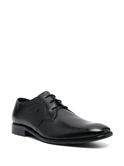 Bugatti Mansueto Flex Leather Oxford Shoes In Black