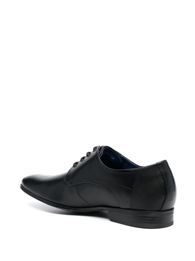 Shop Bugatti Mattia Ii Leather Oxford Shoes In Black