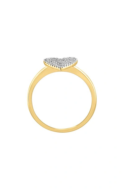 Effy 14k Yellow Gold & Diamond Heart Ring In Yellow Gold