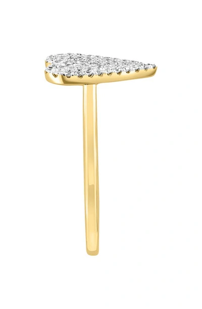 Effy 14k Yellow Gold & Diamond Heart Ring In Yellow Gold