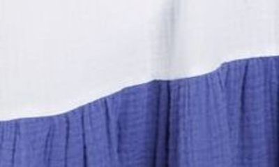 Shop Stitchdrop Pawleys Cotton Tie Back Maxi Dress In Royal