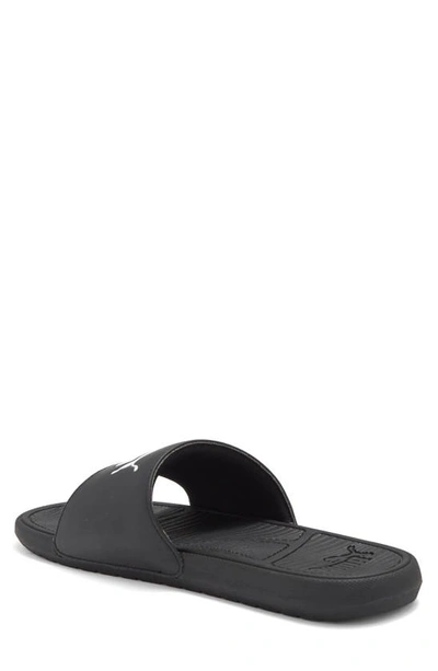 Puma Cool Cat New Logo Slide Sandal In  Black- White