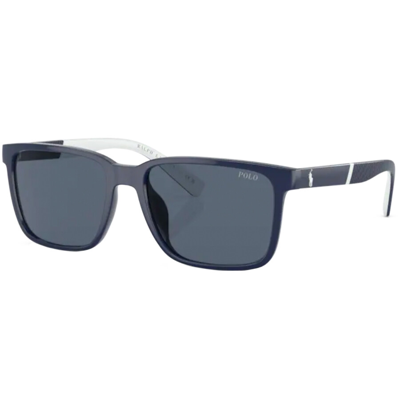 Shop Ralph Lauren Polo Player Sunglasses Blue