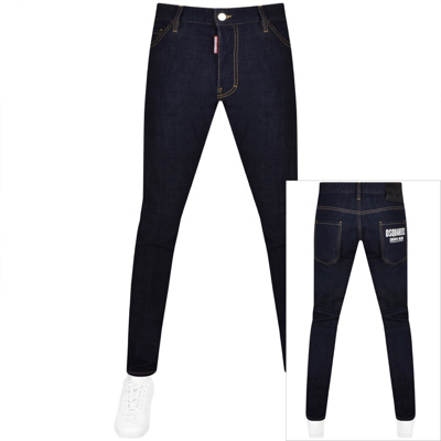 Shop Dsquared2 Skater Jeans Navy