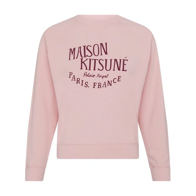 Shop Maison Kitsuné Palais Royal Vintage Sweatshirt In Pale_pink