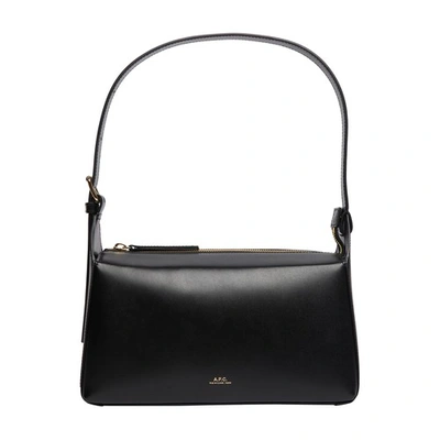 Shop Apc Virginie Baguette Bag In Lzz_black