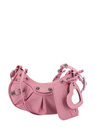 Shop Balenciaga La Cagole Shoulder Bag In Pink