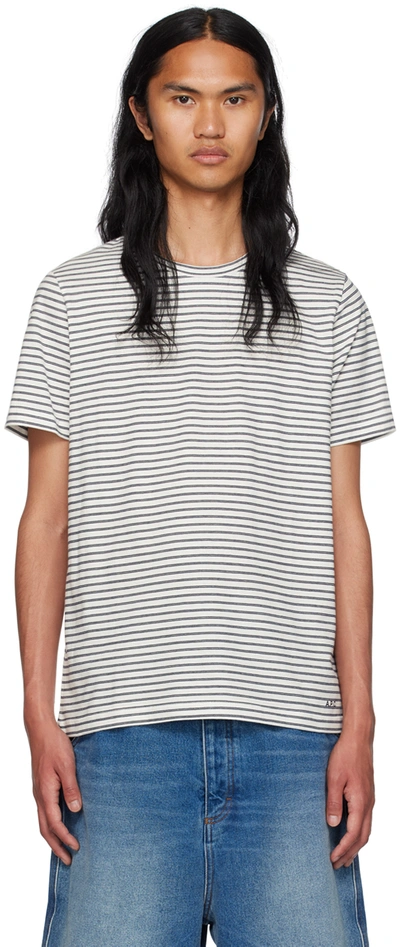 Shop Apc White Aymeric T-shirt In Aab White