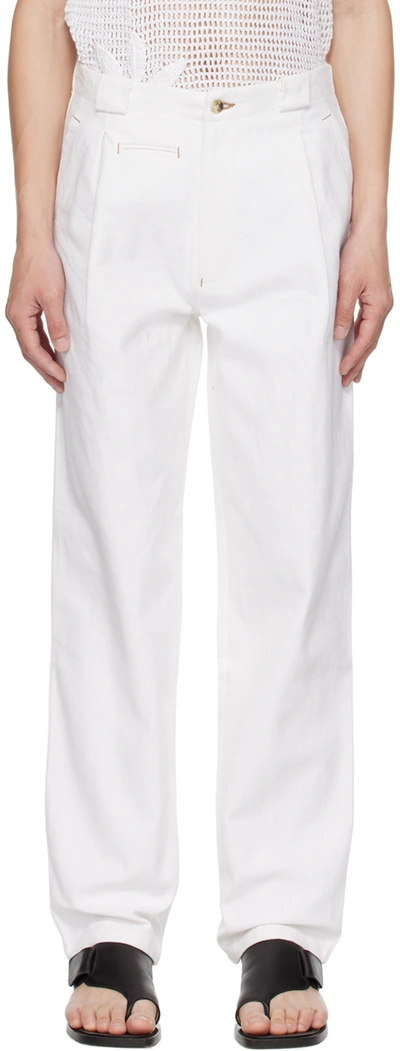 Shop Gimaguas White Ricci Trousers