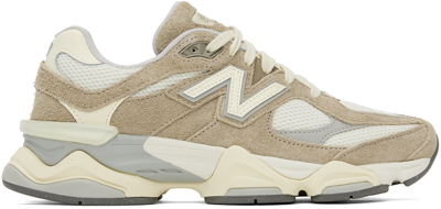 Shop New Balance Taupe & Gray 9060 Sneakers In Driftwood