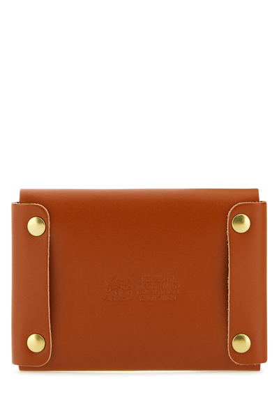 Il Bisonte Caramel Leather Coin Purse