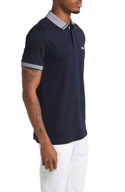 Hugo Boss Paddy 1 Polo Shirt In Dark Blue