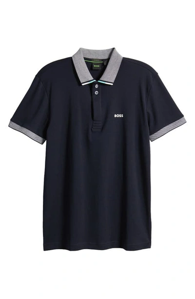 Hugo Boss Paddy 1 Polo Shirt In Dark Blue