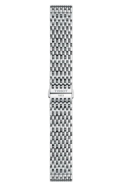 Shop Tissot Everytime Mesh Strap Watch, 40mm In Silver