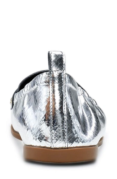 Shop Jessica Simpson Selipa Penny Loafer In Silver