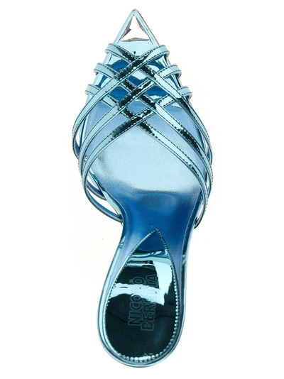 Shop Nicolo' Beretta Beiby Sandals Light Blue