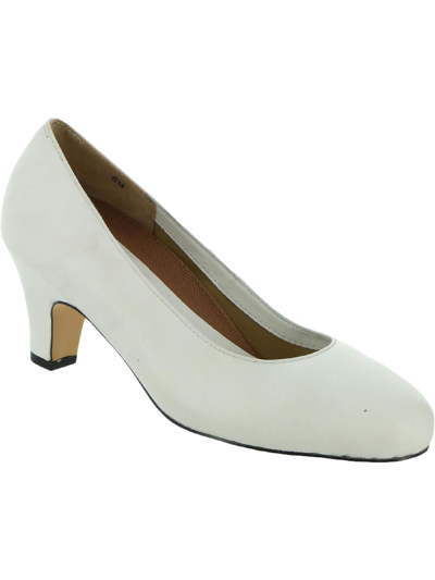 Shop Walking Cradles Vicki-2 Womens Leather Slip On Heels In White