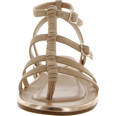 Shop Vince Camuto Lynzia Womens Leather Thong Gladiator Sandals In Multi