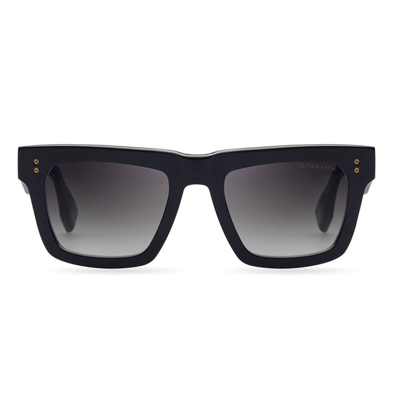 Dita Mastix Dt Dts712-a-01 Unisex Square Sunglasses In Black