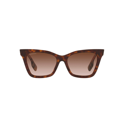 Shop Burberry Be 4346 394313 53mm Womens Square Sunglasses In Brown