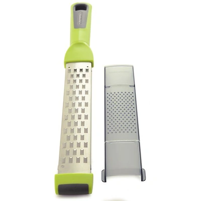 Norpro Dual Grater Zester With Storage Cover, Green In Green