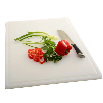 Norpro Professional 18-inch X 24-inch Cutting Board, White In White
