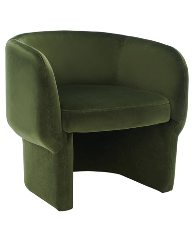 Shop Safavieh Couture Kellyanne Modern Accent Chair In Green